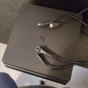 PlayStation 4 slim with games and accessories